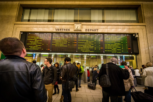 Bahnhof in Antwerpen