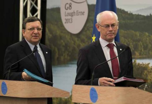 José Manuel Barroso und Herman Van Rompuy