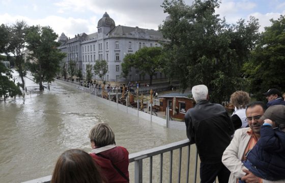 Hochwasser der Donau in Bratislava (5. Juni)