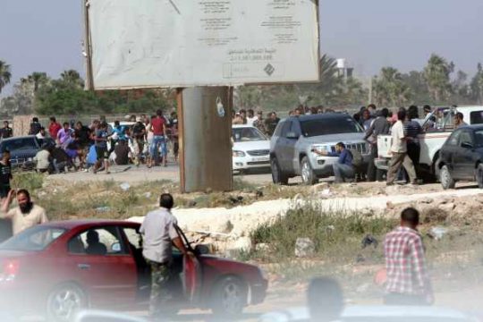 Zusammenstöße zwischen Demonstranten und bewaffneten Milizen in Bengasi
