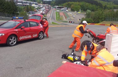 Bikers' Days auf der Rennstrecke: Francorchamps probt den Ernstfall