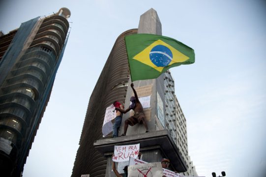 Neue Proteste in Brasilien erwartet (Bild: Belo Horizonte, 20. Juni)