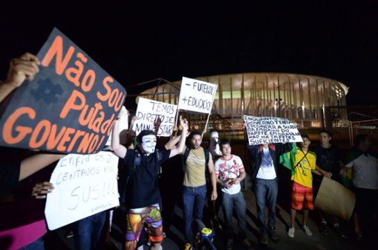 Die Proteste in Brasilien ebben nicht ab