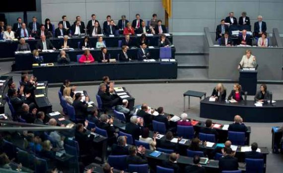 Der Bundestag in Berlin