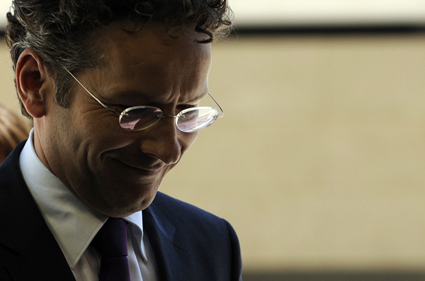 Eurogruppenchef Jeroen Dijsselbloem in Luxemburg: "Gut durchgerechnet"