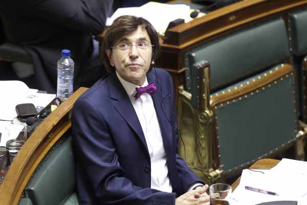 Premierminister Elio Di Rupo am Donnerstag im Parlament