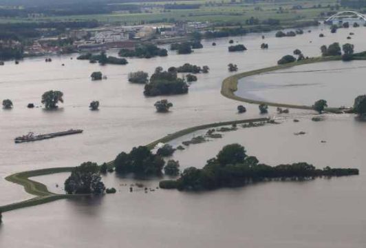 Das überflutete Fischbeck (15.6.)