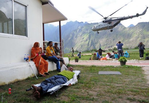 Joshimath-Landeplatz im Norden des im Bundesstaats Uttarakhand, 29. Juni