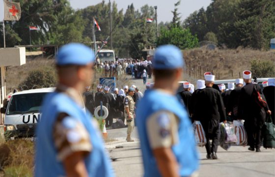 UN-Blauhelmsoldaten auf den Golanhöhen (Archivbild)