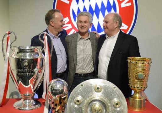 Karl-Heinz Rummenigge, Jupp Heynckes und Uli Hoeness