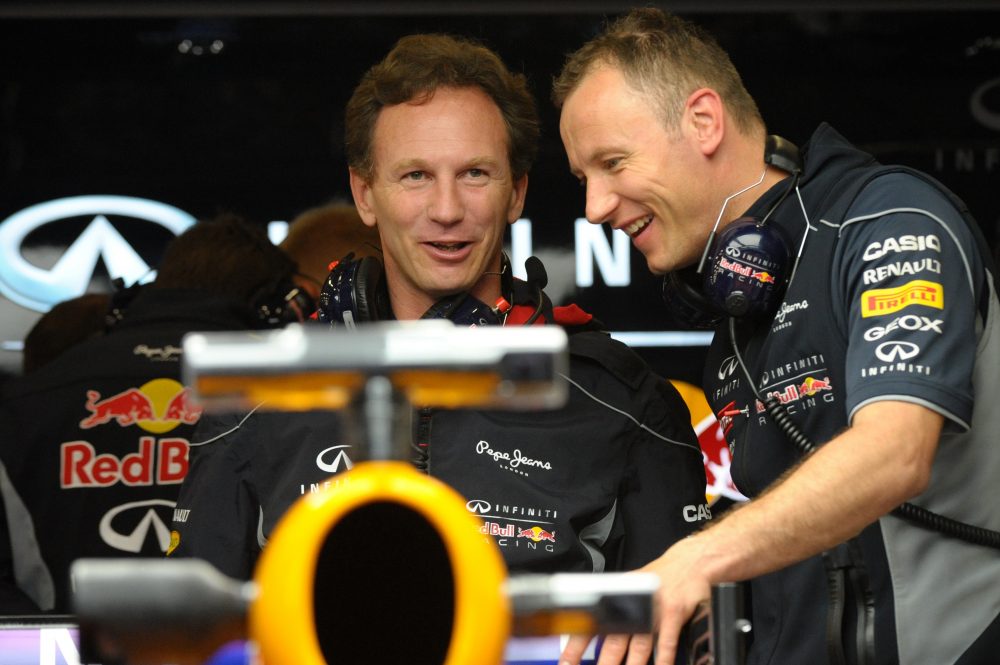 RedBull-Teamchef Christian Horner (M.)