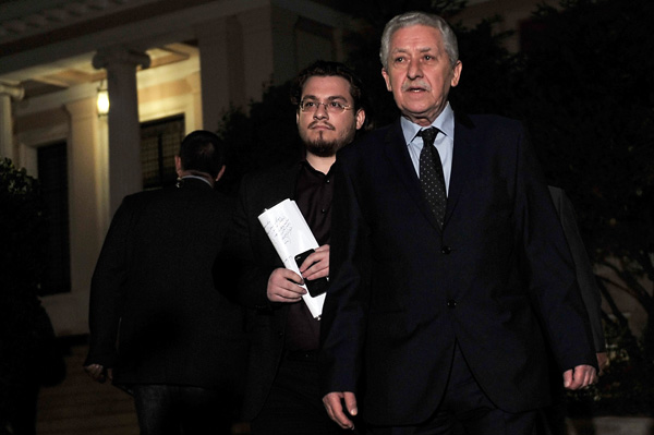 Dimar-Parteichef Fotis Kouvelis am Donnerstagabend