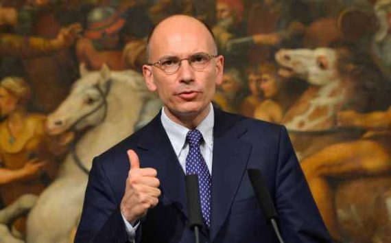 Italiens Regierungchef Enrico Letta