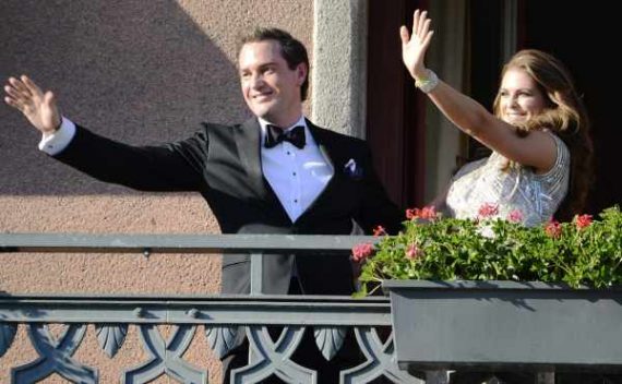 Chris O'Neill und die schwedische Prinzessin Madeleine