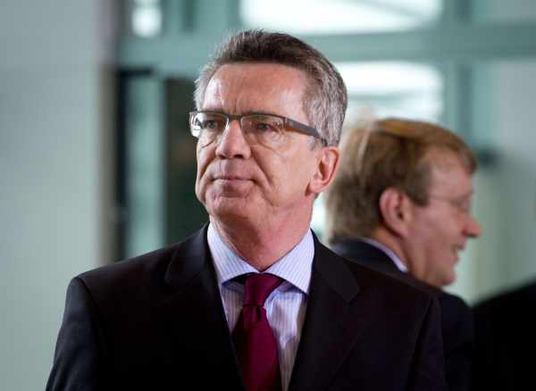 Der deutsche Verteidigungsminister Thomas de Maizière