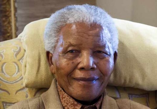 Nelson Mandela, der 94 Jahre alte Ex-Präsident Südafrikas