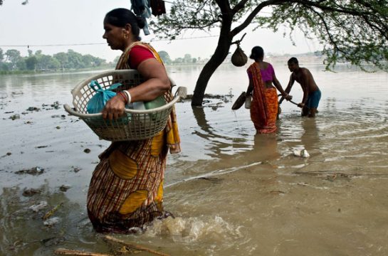 Am Yamuna-Fluss in Neu Delhi, 19.Juni