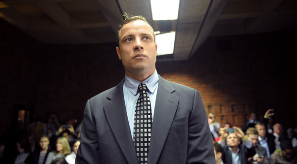 Oscar Pistorius Dienstag Morgen vor Gericht in Pretoria