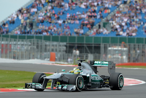 Mercedes-Pilot Rosberg gewinnt in Silverstone