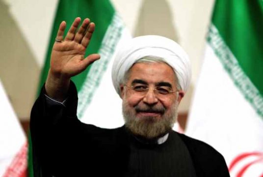 Irans neu gewählter Präsident, der moderate Kleriker Hassan Ruhani