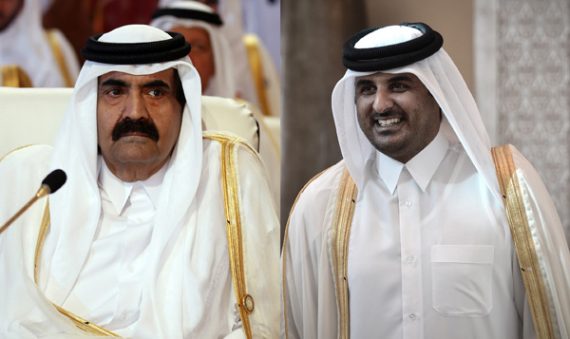 Der alte und der neue Emir von Katar