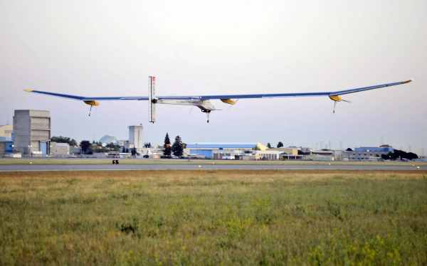 Die "Solar Impulse" am 3. Mai