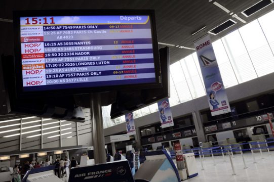 Fluglotsenstreik in Frankreich