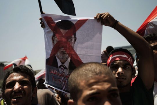 Mursi-Gegner auf dem Tahrir-Platz in Kairo