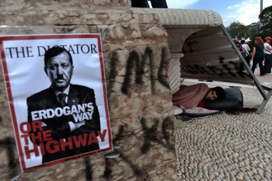 Auf dem Taksim-Platz in Istanbul, 5. Juni