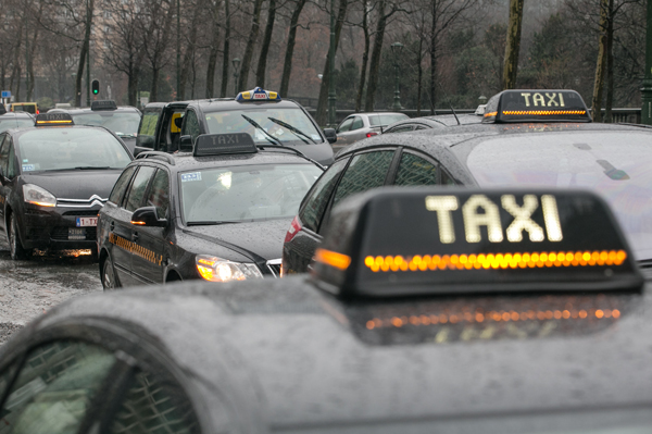 Brüsseler Taxifahrer