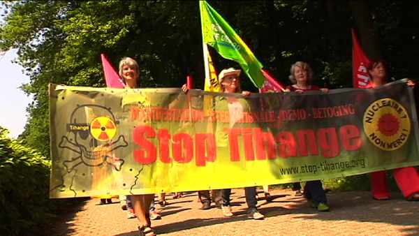 Demo "Stop Tihange" am Dreiländerpunkt