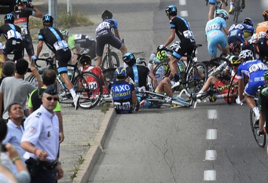 Erste Etappe der Tour de France von MAssensturz gezeichnet