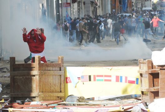 Proteste gegen die Räumung des Taksim Gezi Parks in Istanbul (1. Juni)