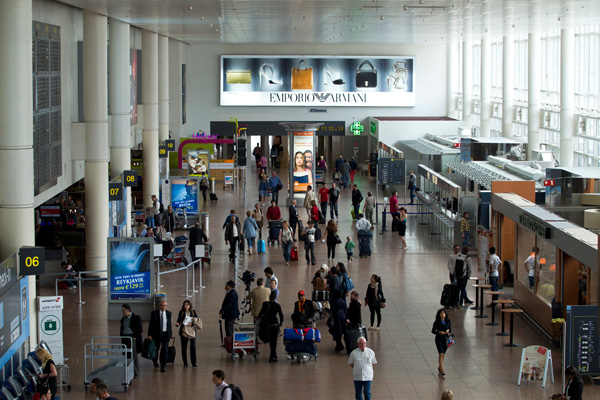 Der Brüsseler Flughafen in Zaventem