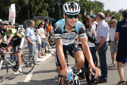 Tom Boonen bei der ersten Etappe in Eupen