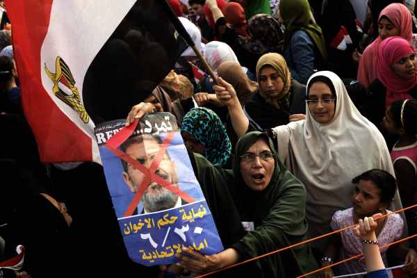 Mursi-Gegner auf dem Kairoer Tahrir-Platz