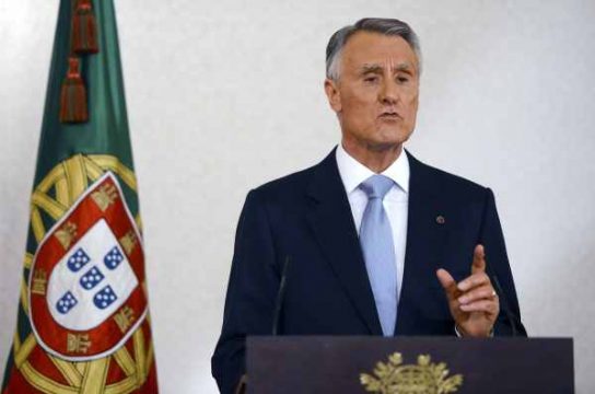 Portugals Präsident Anibal Cavaco Silva am 10. Juli