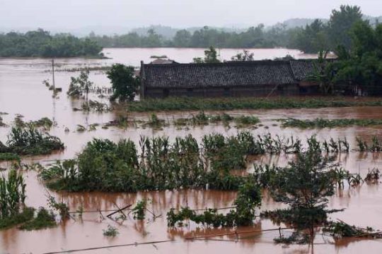Überschwemmungen in China (Bild vom 1.7.)