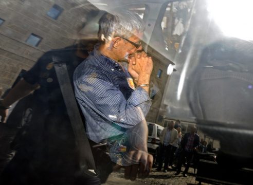 Lokführer Francisco José Garzón nach der Vernehmung