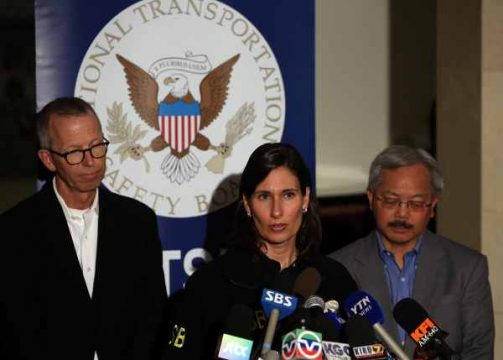 Die Chefin der US-Verkehrssicherheitsbehörde NTSB, Debbi Hersman