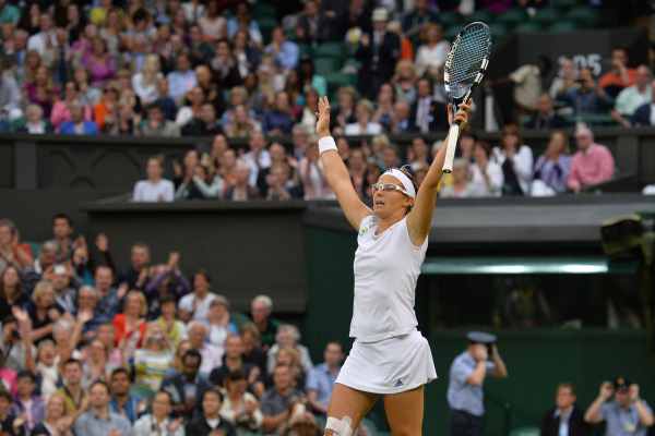 Kirsten Flipkens im steht im Halbfinale von Wimbledon