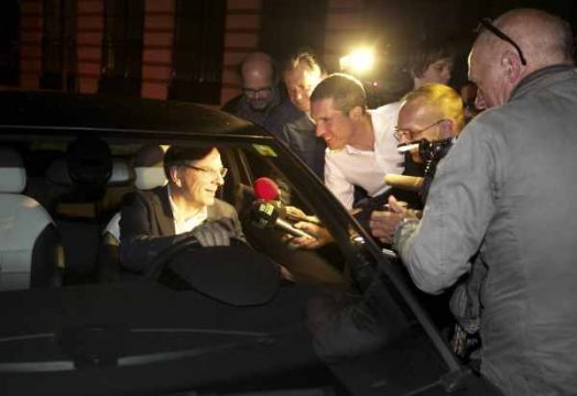 Finanzminister Koen Geens nach den Haushaltsverhandlungen