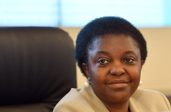 Italiens erste schwarze Ministerin Cécile Kyenge