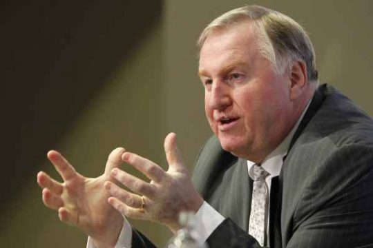 Ministerpräsident Karl-Heinz Lambertz am 16.6. in Brüssel