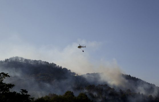 Mallorca kämpft gegen einen großen Waldbrand