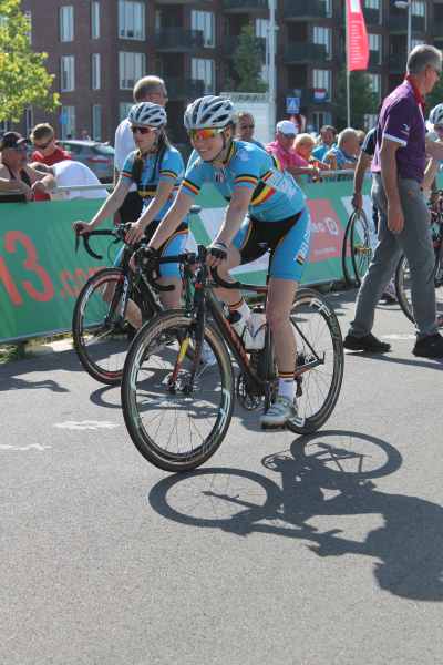 Radsportlerin Eva Maria Palm auf Platz 7 bei Jugend-Olympia in Utrecht