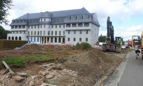 Parlamentsumbau: BRF-Parkplätze abgerissen