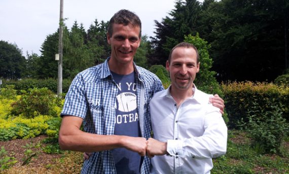 BRF-Kandidaten Ralf Mackels (Elsenborn) und Roland Niessen (Bütgenbach)