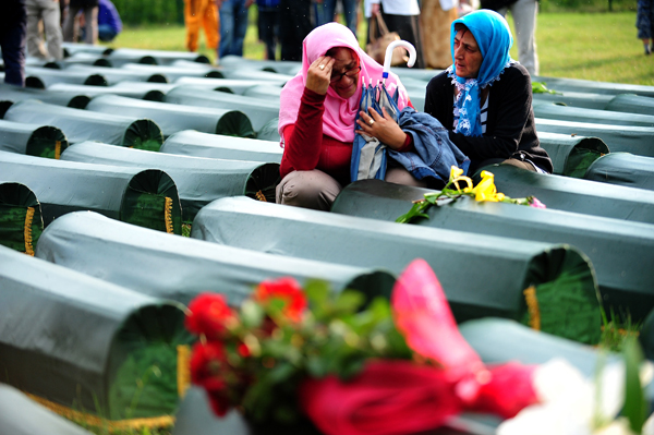 Gedenken an die Opfer von Srebrenica (11.7.13)