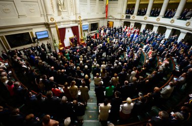 Eidesleistung im Parlament